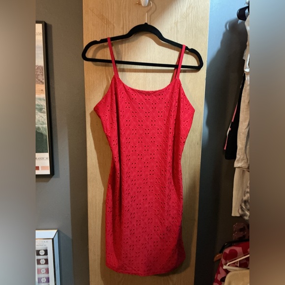 No Boundaries Dresses & Skirts - No Boundaries Scarlet Eyelet Dress